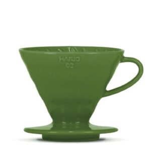 Hario V60-02 Ceramic+40 Filter Dark Green