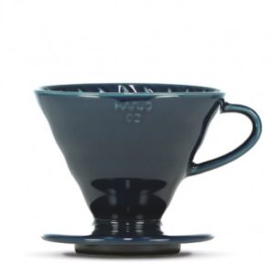 Hario V60-02 Ceramic+40 Filter Indigo Blue